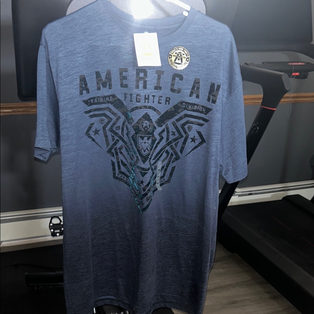 American Fighter Men's Dark Blue Graphic Tee